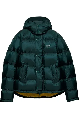 Prada Cropped Re-Nylon Daunenjacke
