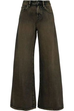JNBY Ausgeblichene Wide-Leg-Jeans