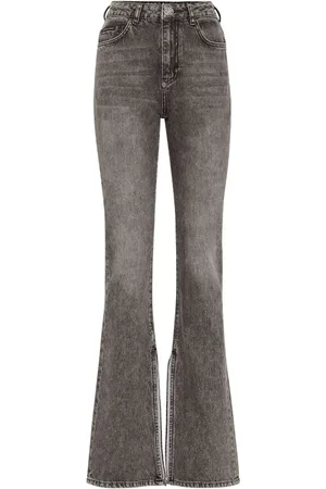 Philipp Plein Ausgestellte High-Waist-Jeans