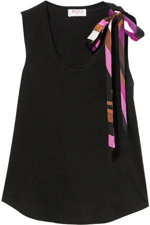 Puccini Tanktop mit rundem Ausschnitt