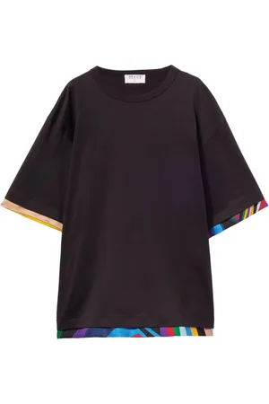 Puccini T-Shirt mit abstraktem Print