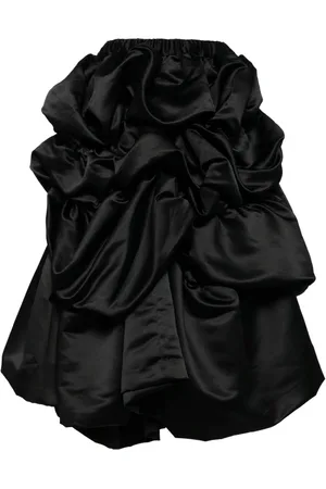 Comme des Garçons Midirock mit Raffungen