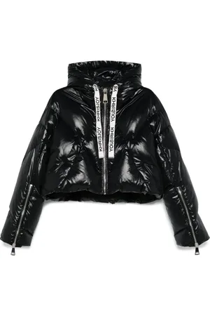 Khrisjoy Glänzende Khris Cropped-Jacke