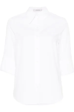 Dorothee Schumacher Popeline-Bluse mit halblangen Ärmeln