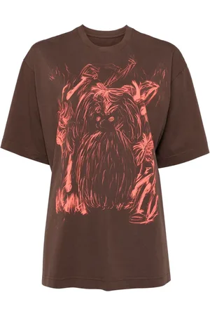 JNBY T-Shirt mit Graffiti-Print