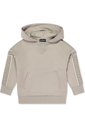 Emporio Armani Hoodie mit Jacquard-Logo-Ärmel