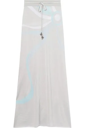 Puccini Maxirock aus Marmo-Jacquard
