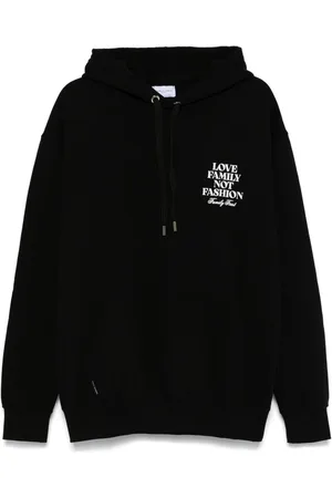 Family First Hoodie mit Logo-Print