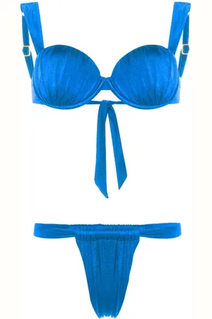 Noire Swimwear Geraffter Balconette-Bikini