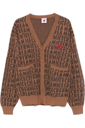 ICECREAM Cardigan mit Text-Print