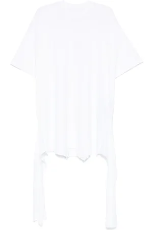 Maison Margiela Kleid mit beflocktem Print