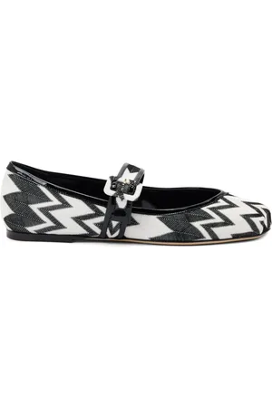 Missoni Ballerinas mit Zickzackmuster