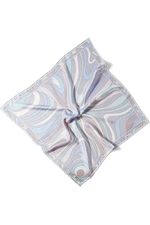 Puccini Seidenschal mit Rosen-Print
