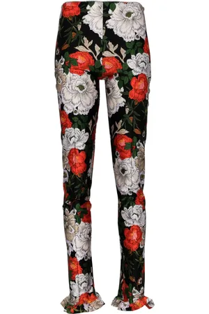MERYLL ROGGE Skinny-Hose mit Blumen-Print