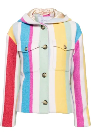 MIRA MIKATI Gestreifte Kapuzenjacke