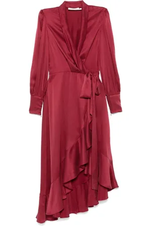 ZIMMERMANN Midikleid im Wickelstil