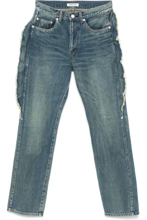 UNDERCOVER Jeans mit ausgefranstem Detail