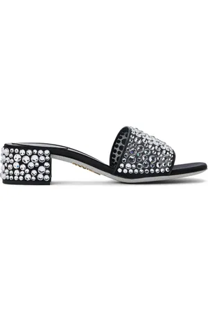 RENE CAOVILLA Sandalen mit Kristallen