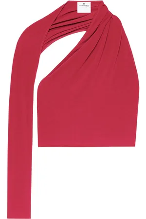 Courrèges Asymmetrisches Slash Cropped-Top