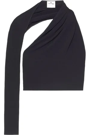Courrèges Asymmetrisches Slash Cropped-Top