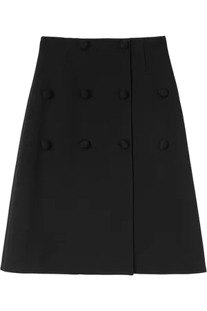 Jil Sander Rock in A-Linie mit Zierknöpfen