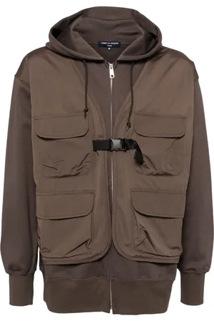 Comme des Garçons Kapuzenjacke im Layering-Look
