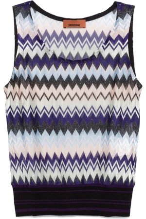 Missoni Top mit Zickzackmuster