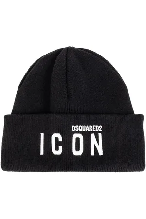 Dsquared2 Beanie mit Intarsien-Logo