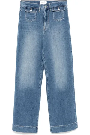 Frame Slim Palazzo Jeans