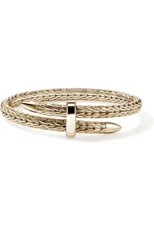 John Hardy 14kt Spear Gelbgoldarmspange