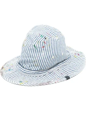 VISVIM Gestreifter Fischerhut