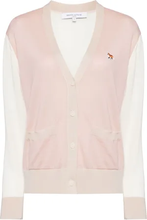 Maison Kitsuné Cardigan mit Logo-Stickerei