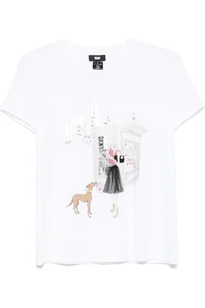 DKNY T-Shirt mit grafischem Print