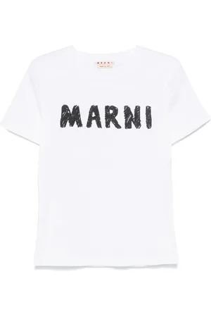 Marni T-Shirt mit Logo-Print