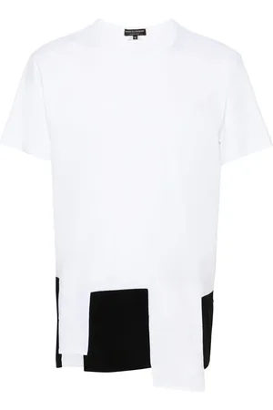 Comme des Garçons T-Shirt mit Patchwork-Detail