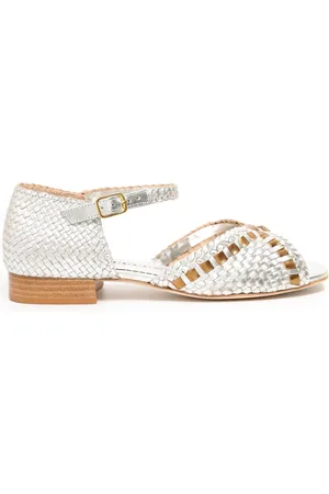 Sarah Chofakian Gewebte Boubourg Sandalen