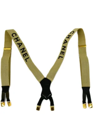 CHANEL 1990-2000er pre-owned Hosenträger mit Logo-Jacquard