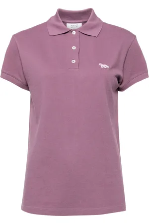 Maison Kitsuné Poloshirt mit Applikation