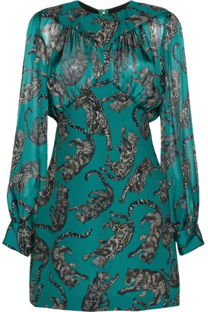 Roberto Cavalli Minikleid mit Leoparden-Print