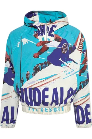 Rhude Windbreaker mit Deux Resort-Print