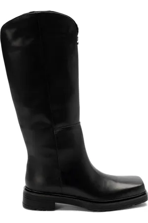 Patrizia Pepe Stiefel mit Logo-Schild