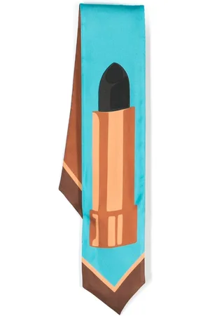 Gucci Seidenschal mit Lippenstift-Print