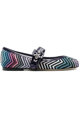 Missoni Ballerinas mit Zickzackmuster