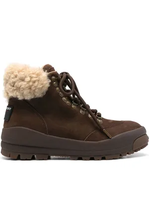 Ralph Lauren Hiking-Boots mit Shearling-Besatz
