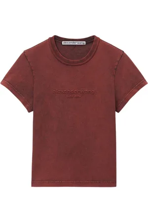 Alexander Wang T-Shirt mit Logo-Applikation