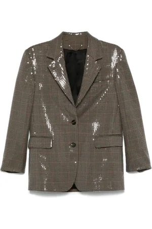 Golden Goose Blazer mit Hahnentrittmuster