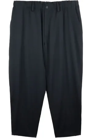 YOHJI YAMAMOTO Gerade Hose mit Faltendetail
