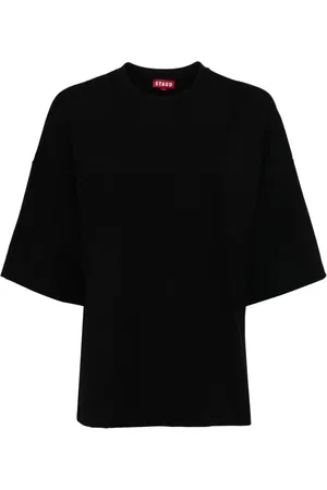 Staud T-Shirt mit geradem Schnitt