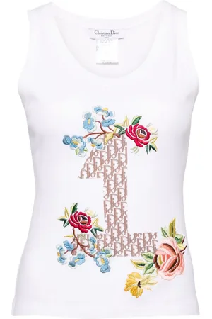 Dior Besticktes Trägershirt