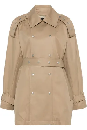 Frenken Trenchcoat aus Gabardine